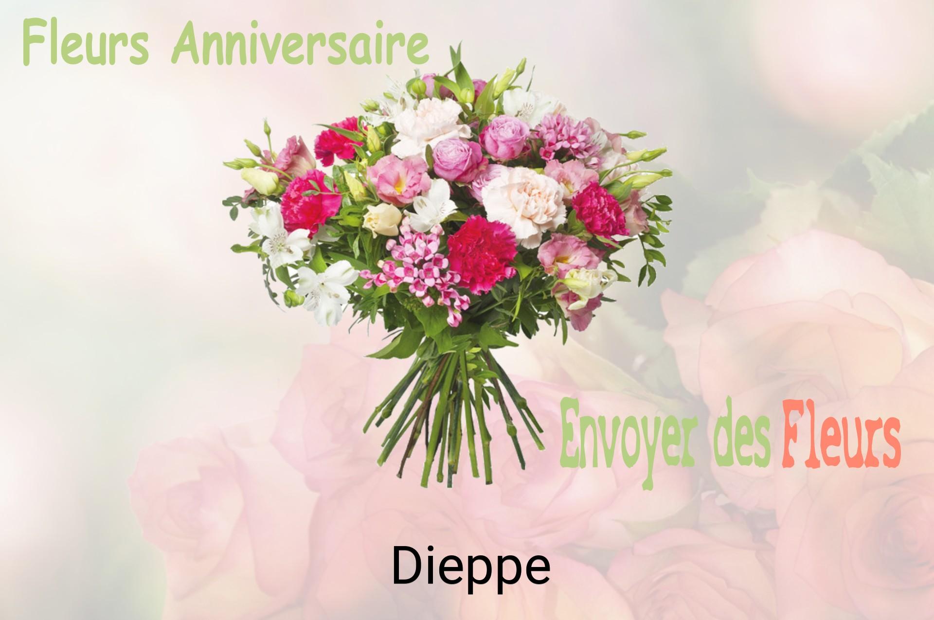 Bouquet de fleurs d’anniversaire livré à Dieppe